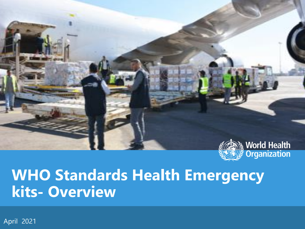 إرشادات حقيبة الطوارئ الصحية لمنظمة الصحة العالمية (IEHK)